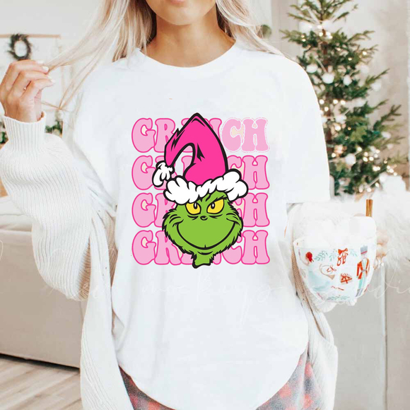 Gildan Other - Pink Merry Grinchmas Shirt, Pink Christmas Shirt, The Grinch Unisex Shirt